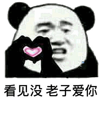 看见没，老子爱你