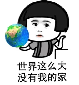 世界这么大，没有我的家