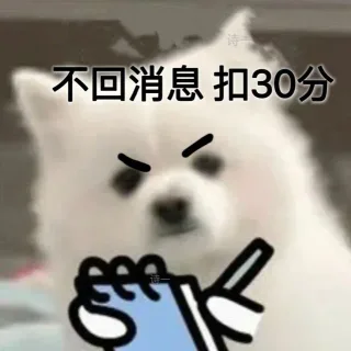 不回消息扣30分