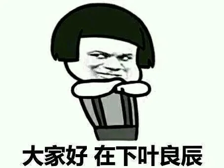 你只要记住我叫叶良辰表情包