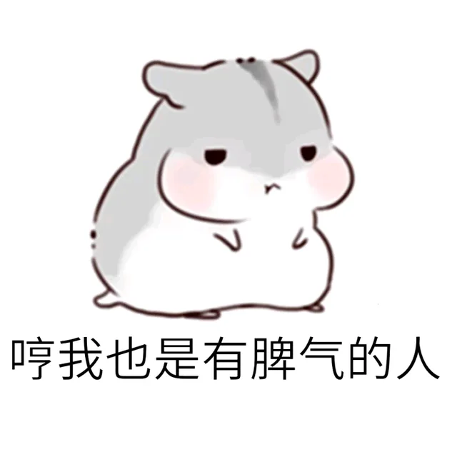 哼，我也是有脾气的人
