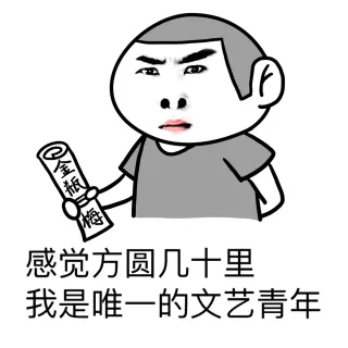 感觉方圆几十里我是唯一的文艺青年