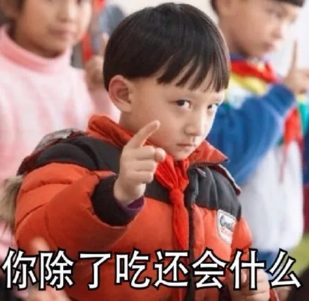 你除了吃不会什么