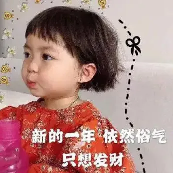 新的一年依然俗气只想发财