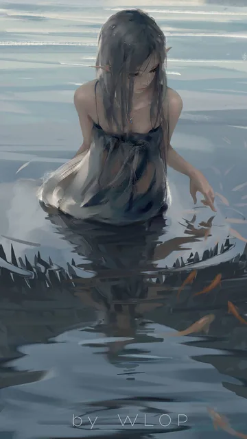 一组鬼刀插画壁纸