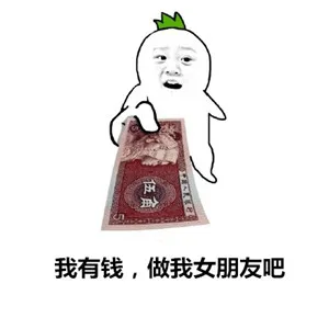 我有钱，做我女朋友吧