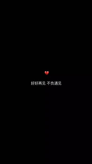 好好再见不负遇见
