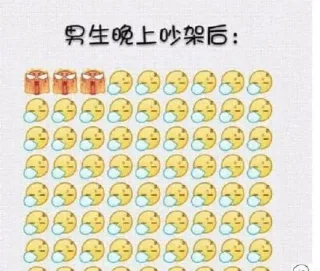 男生和女生吵架的区别表情包