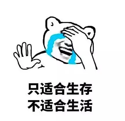 只适合生存 不适合生活