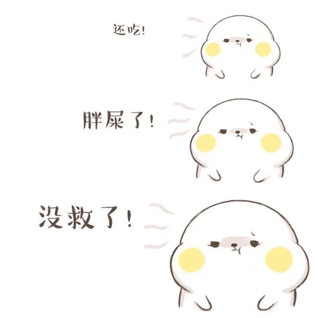 还吃！胖死了！没救了！