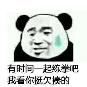 有时间一起练拳吧我看你挺欠揍的（有时间一起练拳吧我看你挺欠揍的）