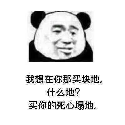 我想在你那买块地。什么地?买你的死心塌地
