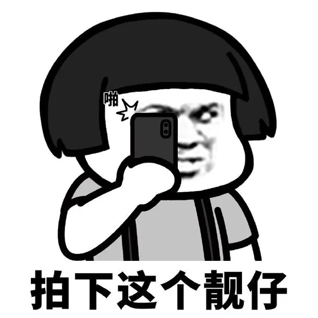拍下拍照表情包系列表情包