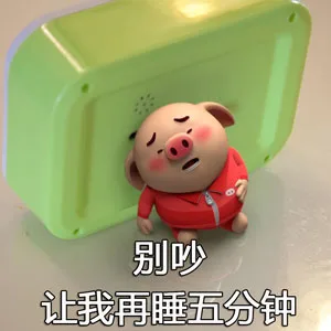 别吵，让我再睡五分钟