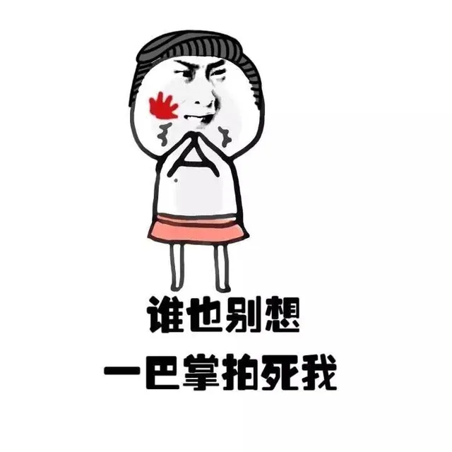 谁也别想 一巴掌拍死我
