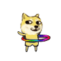 doge小黄狗呼啦圈