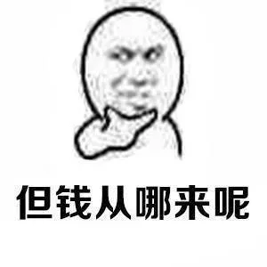 但钱从哪来呢