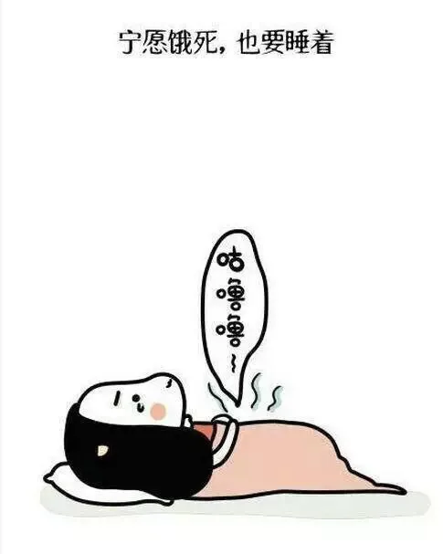 宁愿饿死 也要睡着（宁愿饿死 也要睡着）
