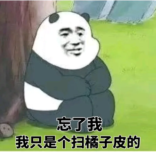 忘了我 我只是个扫橘子皮的