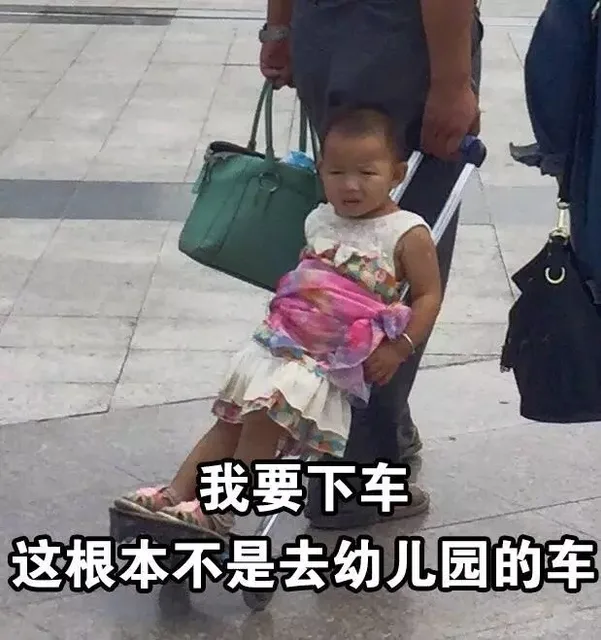 我要下车！这根本不是去幼儿园的车！
