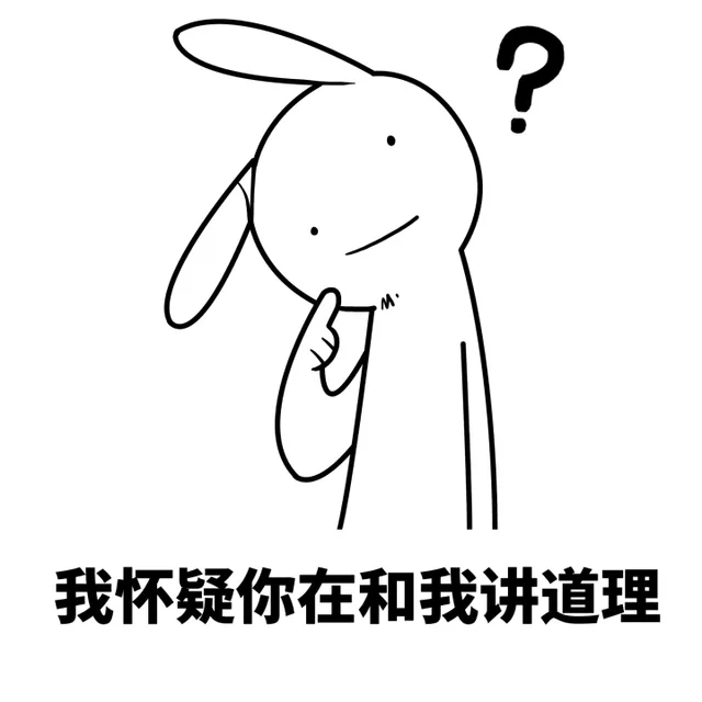 我怀疑你在和我讲道理