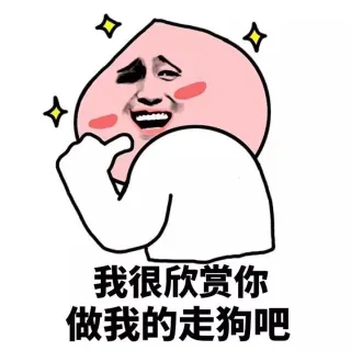 我很欣赏你，做我的走狗吧