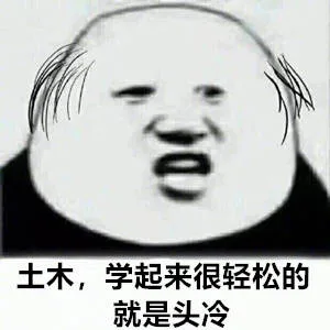 学起来挺轻松的，就是头冷_秃顶_脱发_专业表情包