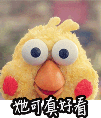 她可真好看