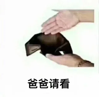 爸爸请看，我钱包空了