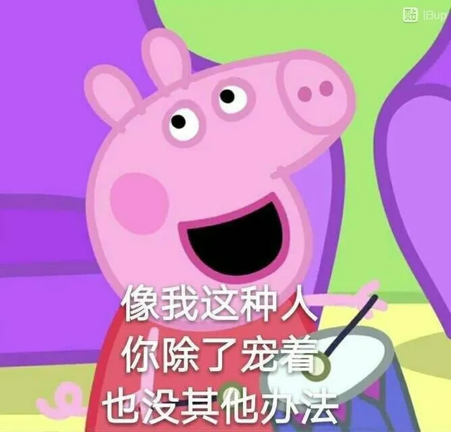 像我这种人你除了宠着也没其他办法