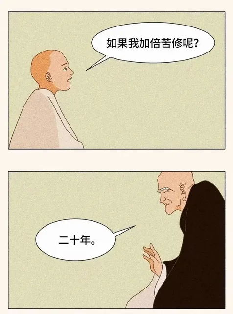 如果我加倍苦修呢?二十年。