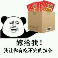 嫁给我！我让你吃不完的辣条！