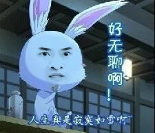 人生真是寂寞如雪啊_动图_兔子_搞笑表情包