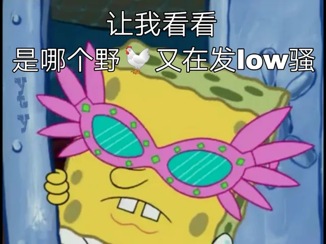 让我看看是哪个野鸡又在发 low 骚