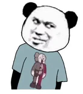 全员kaws表情包（熊猫头）
