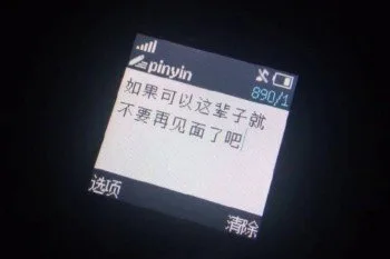 如果可以这辈子就不要再见面了吧