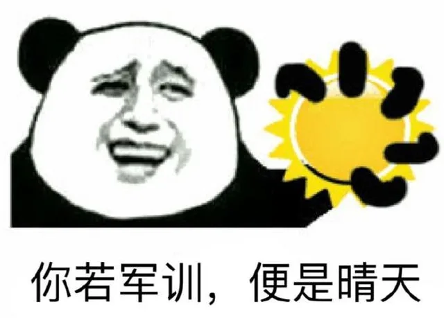 你若军训，便是晴天