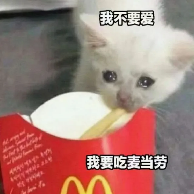 我不要爱长我要吃麦当劳（我不要爱长我要吃麦当劳）