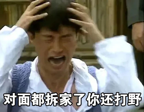 对面都拆家了，你还打野
