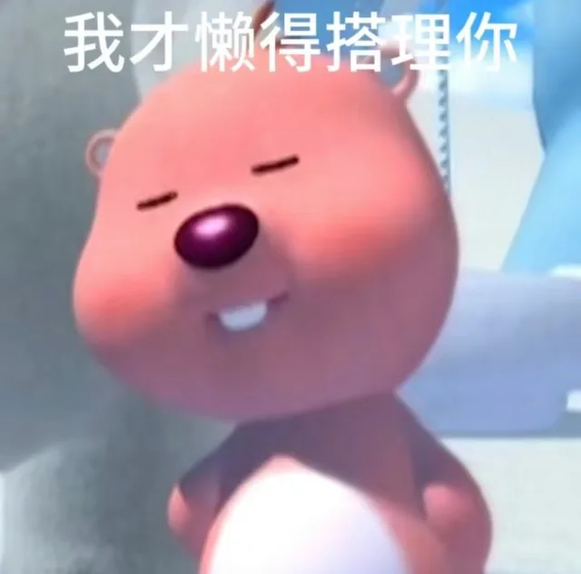 我才懒得搭理你（我才懒得搭理你）