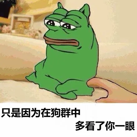 只是因为在狗群中，多看了你一眼（只是因为在狗群中，多看了你一眼）