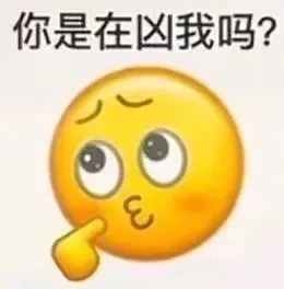 你是在凶我吗？（你是在凶我吗？）
