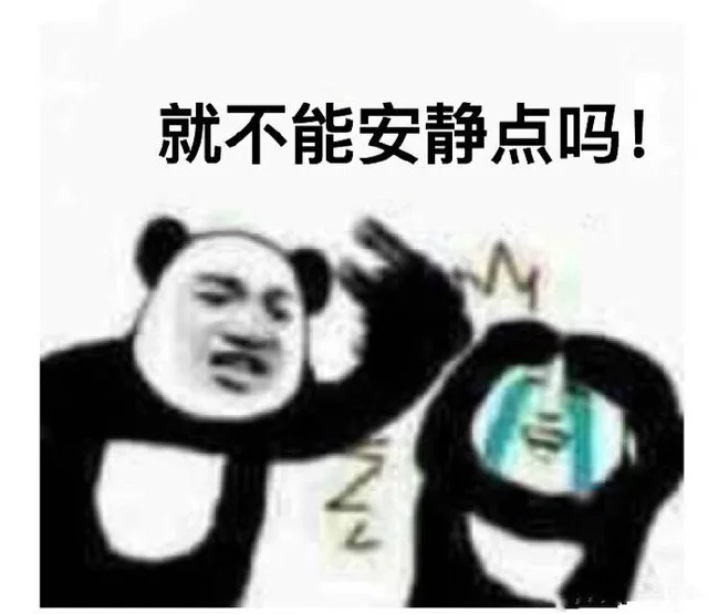 就不能安静点吗!（就不能安静点吗!）