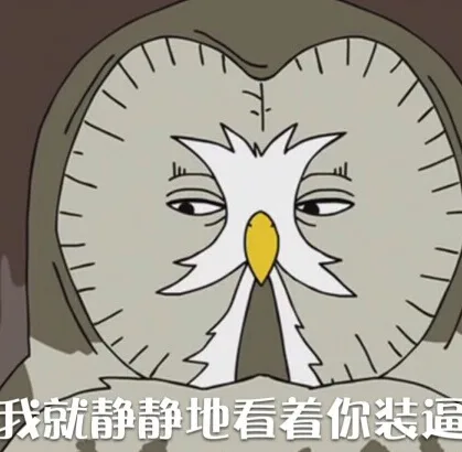 我就静静地看着你装逼