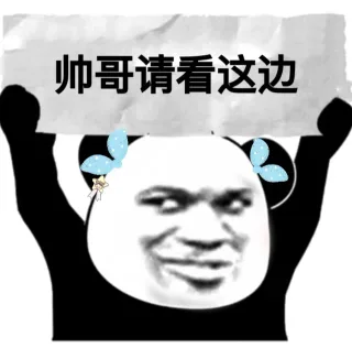 熊猫猫举牌表情包_熊猫头