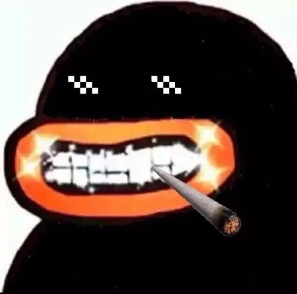 黑色版社会我鸭哥（戴墨镜抽雪茄）
