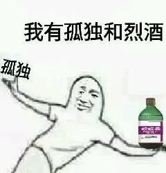 我有孤独和烈酒
