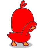 魔性彩色变色小黄鸭跳舞蹦迪 GIF 动图
