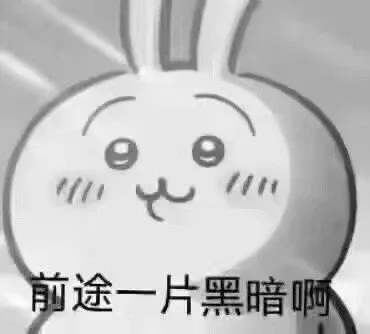 前途一片黑暗啊（前途一片黑暗啊）