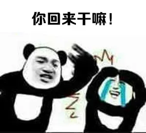 你回来干嘛！